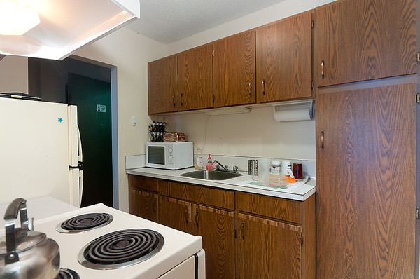 Kitchen at Reidon Apartments
